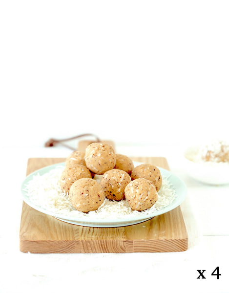 Pack of 4 | Vanilla + Coconut Protein Ball Mix